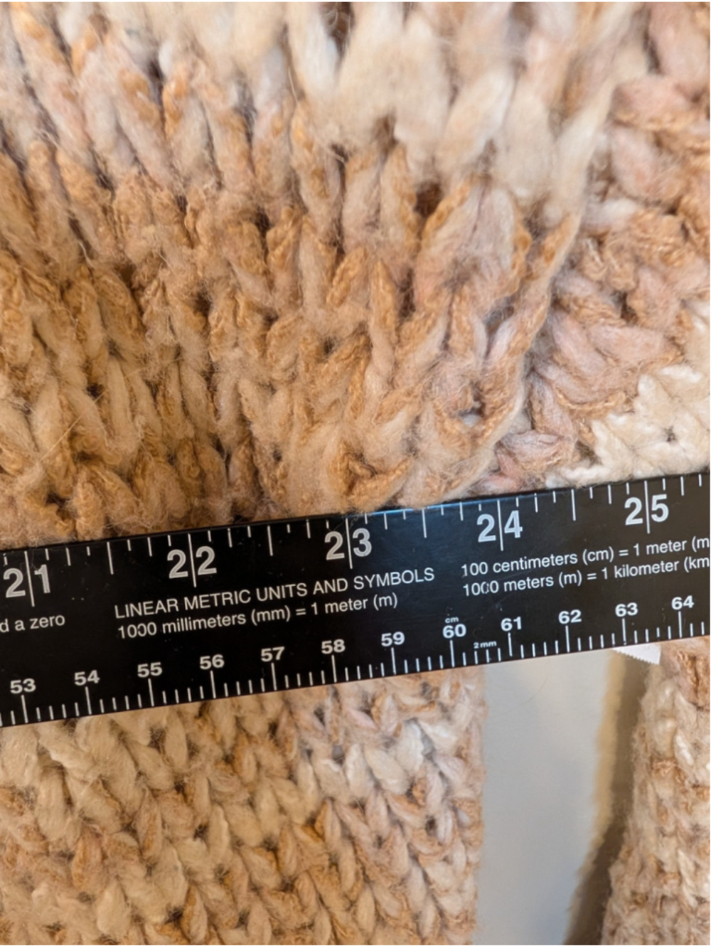 American Eagle Striped Chunky Knit Cardigan Sweater Cozy Neutral XL Extra Large - Picture 5 of 9